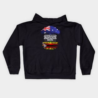 Australian Grown With Zimbabwean Roots - Gift for Zimbabwean With Roots From Zimbabwe Kids Hoodie